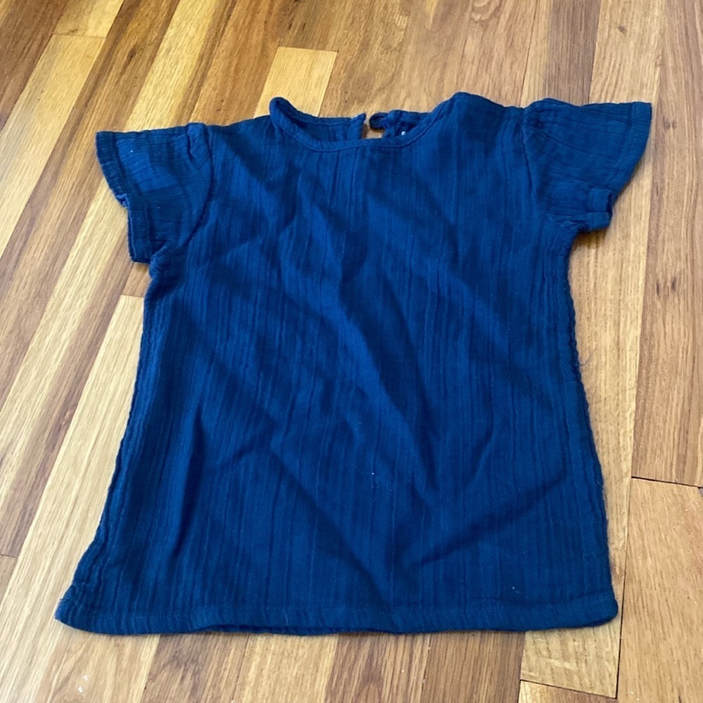 Ethel + Row Girls Blue T-Shirt Size 8